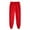 Red, variant on OKBOP Match Cargo Pants,Men's Casual Trousers And Trousers Plus Velvet Thick Solid Color Large Size Running Fitness Sports Pants for Women