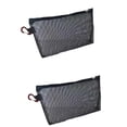 thumbnail image 2 of EHJRE 2Pcs Small Tool Bag Portable Organization with Carabiner Hanging Pouch Mesh Tool, 2 of 9