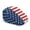 American Flag Pattern (Stars and Stripes), variant on FUIALDOLG Woodland Camo Pattern Beret Hat, Windproof Soft Newsboy Cap Retro Newsboy Hat for Travel Fishing