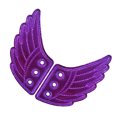 thumbnail image 3 of 2 Piezas De Moda Punk Alas De ángel Zapatos Zapatillas De Deporte Accesorios Decoraciones Púrpura Sunnimix Alas de ángel para zapatillas de deporte, 3 of 6