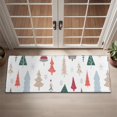 thumbnail image 2 of Multicolor Christmas Tree Pattern Door Rugs,Washable Non Slip Door Mats Indoor,Decorative Door Mats,Entry Mat Indoor for Entrance,Bedroom,Kitchen,Bathroom,16"x47", 2 of 6