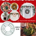 thumbnail image 2 of Uanit Wire Wreath Frame 10 Inch Metal Wreath Form Wreath Ring for Crafts DIY Front Door Wreaths Christmas New Year Wreaths Valentines Wedding Garden Home Party Decoration, 2 of 9