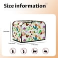 thumbnail image 5 of Lsque Floral Vintage Print 2 Slice Toaster Cover , Kitchen Appliance Dustproof Protector , Toaster Protector Dustproof Kitchen Appliance Cover, 5 of 7