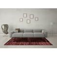 thumbnail image 3 of Ahgly Company Indoor Rectangle Abstract Red Modern Area Rugs, 5' x 7', 3 of 4