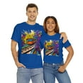 thumbnail image 7 of Unisex Heavy Cotton T-Shirt Insane Vibrant Color Train Off Track 018, 7 of 7