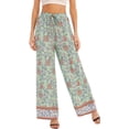 thumbnail image 1 of Pantalones anchos de pierna ancha para mujer, 1 of 5
