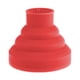 thumbnail image 4 of Material de silicona portátil Cubierta de soplador plegable Peluquería de cabello ondulado natural Accesorio de capucha Lavable rojo Sunnimix Cubierta del difusor del secador de pelo, 4 of 8