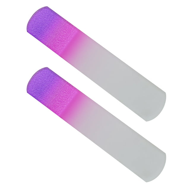 Lima de cristal para pies, producto para eliminar la piel muerta, callos, durezas gruesas, herramientas de pedicura, cuidado de uñas, 2 uds.