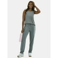 thumbnail image 2 of Athletic Works Women's and Women's Plus Knit Pants, Sizes XS-4X, 2 of 6