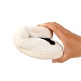 thumbnail image 4 of Viluyesy Womens Scuff Slippers Curly Fleece Lined Cat Embroidery Closed Toe Non Slip Warm Soft Indoor House Slides White Size 8.5, 4 of 5