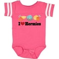 thumbnail image 3 of Inktastic I Heart Hermit Crabs Boys or Girls Baby Bodysuit, 3 of 5