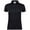 Black, variant on Womens Pima Cotton Interlock Stitching Polo Shirt