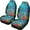 Dragonfly Print, variant on XYZCANDO Car Seat Covers Dragonfly Flowers 2 Pack Front Seat Cover Protector Truck SUV Van Soft Anti-Slip Car Interior Decor