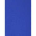 thumbnail image 5 of DARING DIVA V Neck Long Sleeve Ruffle Flowy Midi Dress S Royal Blue, 5 of 6