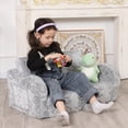 thumbnail image 2 of Silla infantil MOMCAYWEX extra ancha que brilla en gris oscuro, 2 of 6