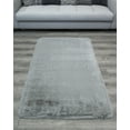 thumbnail image 2 of Trent Grey Modern Plush Soft Area Rug, 2 of 5