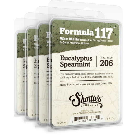 Eucalyptus Spearmint Wax Melts Bulk Pack - Highly Scented   Essential & Natural Oils - Shortie's Candle Company