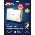 thumbnail image 1 of Avery White Rectangle Labels, TrueBlock, 11" x 8 ½", for Laser and Inkjet Printers - 5965, 1 of 7