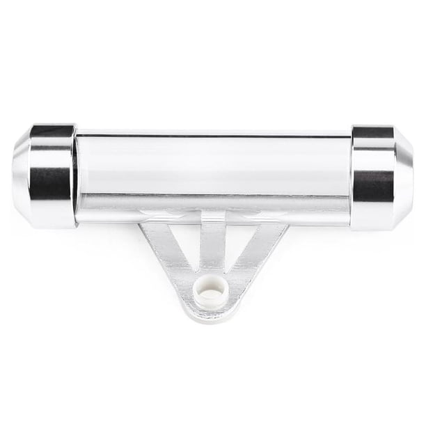 Sello de soporte cilíndrico de disco impermeable para impuestos de tubo seguro para motocicleta (plata)