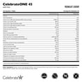 thumbnail image 3 of Celebrate Vitamins CelebrateONE 45 Once Daily Bariatric Multivitamin with Iron Chewables, 45 mg of Iron, Midnight Cherry, 30 count, 3 of 5