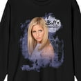 thumbnail image 2 of Buffy The Vampire Slayer Buffy Summers on Black Long Sleeve Adult Crew neck-XL, 2 of 4