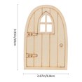 thumbnail image 2 of PBPBOX 10Pcs Creative Fairy Door Miniature Decorations for Home Decoration, 2 of 6