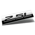 thumbnail image 2 of DNA Motoring EM-AS-25L-BK Metal Emblem Car Bumper Trunk Fender Decal Logo Badge Chrome Black 2.5L, 2 of 3