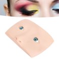 thumbnail image 1 of Makeup Practice Face 3D  Eye Painting Practice Plastic Face Silicone Makeup Practice Board Face Eyes Makeup Mannequin For Makeup Artists And Beginners, 1 of 8