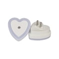thumbnail image 2 of Heart Shaped Plug In LED Night Light Dusk Dawn Sensor Auto On Off Soft Warm Glow Bedroom Nursery, 2 of 6