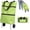 Green#-06, variant on 2027 Upgraded 2 in 1 Foldable Shopping Cart with Wheels, Portable Grocery Cart Foldable with Wheels and Pull Handle for Market & Grocery Runs(Black)
