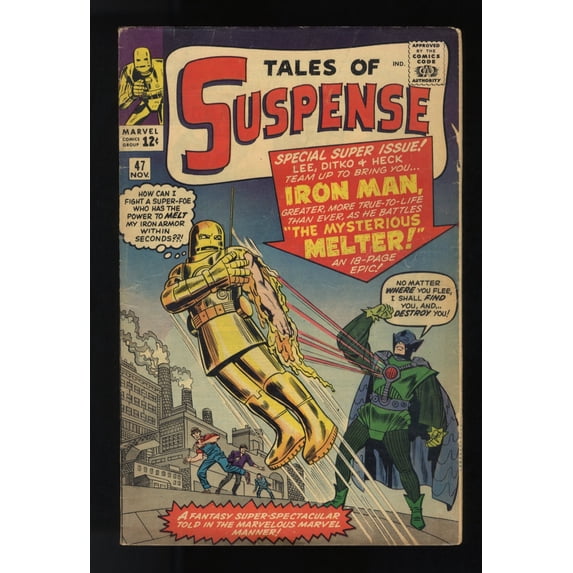 Tales Of Suspense #47 VG/FN 5.0 Iron Man 1st Appearance Melter! Comic Book