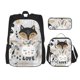thumbnail image 1 of Balery Funny Animals Series Mochila escolar 3 en 1 para niños: mochila resistente con lonchera térmica y estuche para lápices. Mochila escolar para niños y niñas., 1 of 7