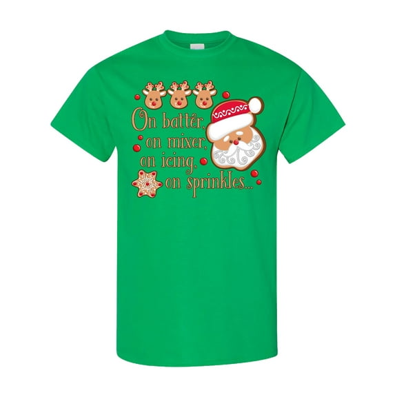 Inktastic On Batter on Mixer on Icing on Sprinkles Christmas Cookies T-Shirt