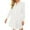 White #70, variant on Women's Tunic Mini Shirt Dress Cotton Short Sleeve Ruffle Hem Dress Button Up Shift Chambray Dresses White L