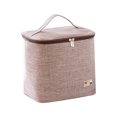 thumbnail image 2 of Dmlowu Lunch Bag 9x10" Portable Lunch Box for Women Men Lightweight Insulated Cooler Durability Lunch Tote Bag for Home Office School Supplies, 2 of 5