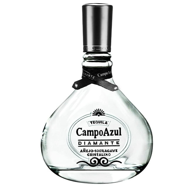 Caja de 6 Tequila Campo Azul Cristalino Añejo 750 ml Campo Azul Cristalino Añejo