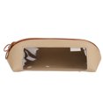 thumbnail image 2 of Pencil Pouch, PU Leather Small Pencil Pouch Leather Pencil Pouch with Long Zip Opening for Students, 2 of 7