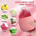 thumbnail image 4 of 2pcs Facial Ice Roller & Gua Sha Set, Silicone Ice Mold for Face, Multifunctional Scalp Face Massage Tool, Reusable Silicone Resin Facial Ice Cube Tool, 4 of 8