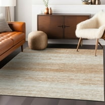 Addison Rugs Chantille Indoor/Outdoor Transitional Stripes Copper Washable Rectangle Rug, 2'6" x 3'10"