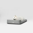 thumbnail image 2 of Diggs 42" Bolstr Dog Bed with Headrest, Premium Memory Foam Crate and Home Pet Bed, Grey, 2 of 7