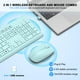 thumbnail image 2 of Teclado y Mouse Inalámbricos EDJO Ergónomicos Silenciosos de Tamaño Completo, 2 of 7