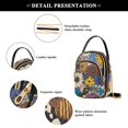 thumbnail image 4 of FORMRS Crossbody Bag for Women Quilted Travel Shoulder Cell Phone Purse with Chain Strap Handbag, Beige Flowers, 4 of 7