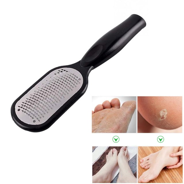 Vogacara Lima para pies, depurador de pies multifuncional, removedor de callos resistente al desgaste, rallador de pies de acero inoxidable, herramientas Protección de la piel No.1 Vogacara CE003635-00