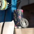 thumbnail image 3 of 20 Oz Pioneer Flower Coffee Tumbler Double Wall Insulated Stainless Steel Water Bottle | Metal Reusable Thermoses Flask with Cup Cap | Leak & Sweat Proof with Anti-Dust Lid, 3 of 7