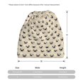 thumbnail image 3 of Disketp Pug Dog Face Slouchy Beanie Hip-Hop Soft Lightweight Running Beanie Adult Hats Chemo Cap for Men Women, 3 of 8