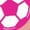 DESERT PINK, variant on Instant Message - Love Soccer - Toddler Girls Fitted Short Sleeve T-Shirt