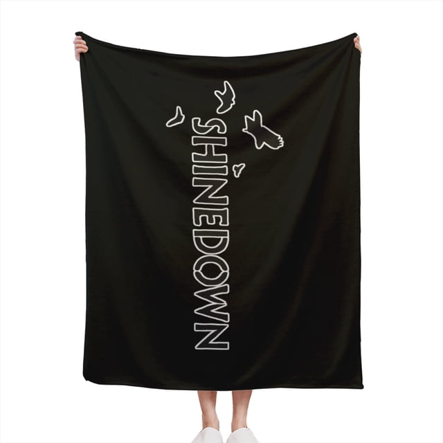 Manta de franela ultra suave con diseño de banda Shinedown, cómoda y cálida para sala de estar, sofá, cama, 40 x 50 pulgadas