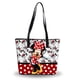 thumbnail image 2 of Disney-Bolso de hombro de Mickey y Minnie para mujer, bolsa de gran capacidad con dibujos animados, impermeable, para viaje y playa, 2 of 4