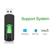 Kootion 128GB USB Flash Drive USB 2.0 Memory Stick Retractable Thumb Drive Pen Drive Data Storage Backup