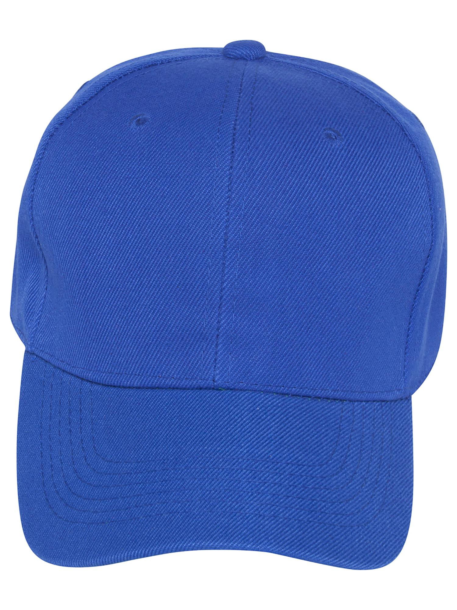plain royal blue baseball cap